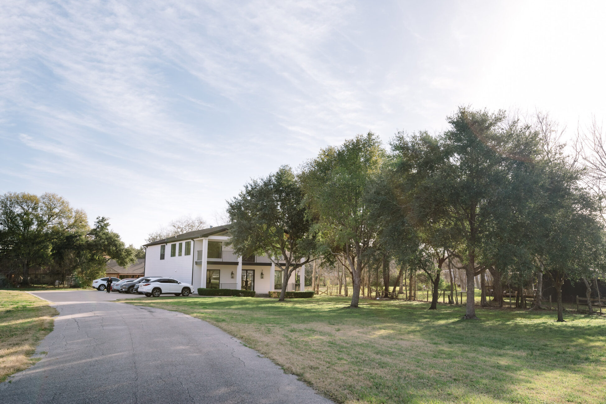 solarium studios Houston rental photography studio front yard