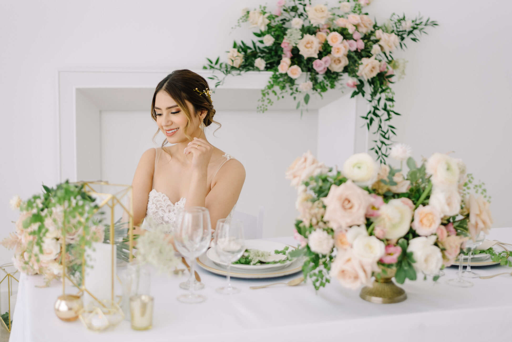 wedding ceremony at solarium studios