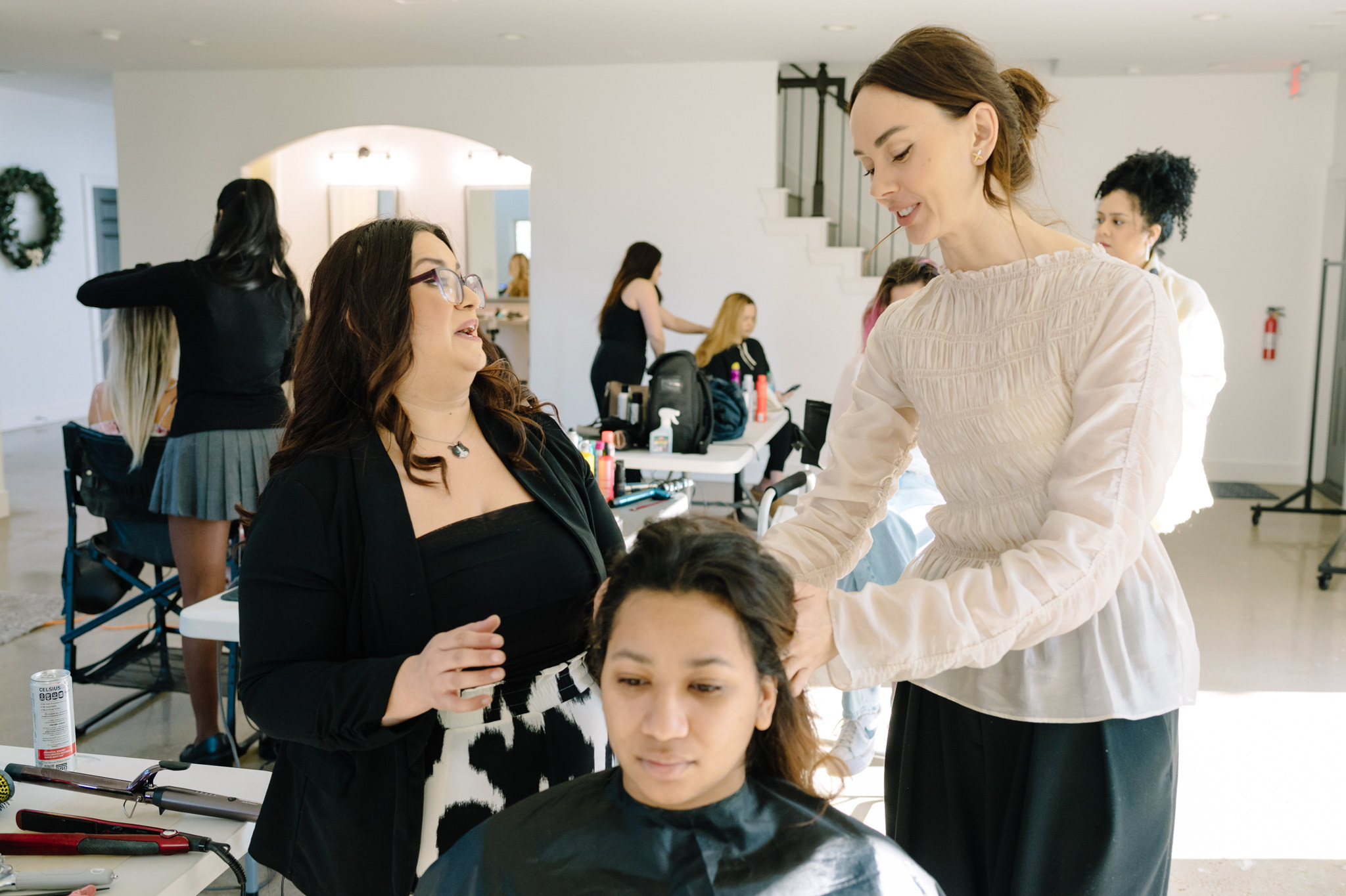 tonyastylist houston workshop bridal hair styling master class makeup artist solariumbeautyhtx